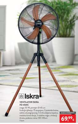 Ventilator Iskra FD-45MC