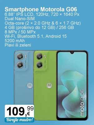 Smartphone Motorola G06
