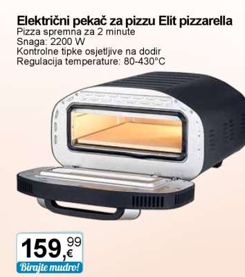 Električni pekač za pizzu Elit pizzarella