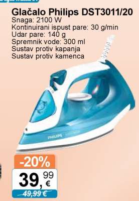 Glačalo Philips DST3011/20