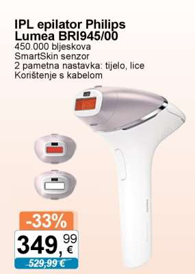IPL epilator Philips Lumea BRI945/00
