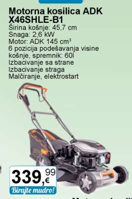 Motorna kosilica ADK X46SHLE-B1