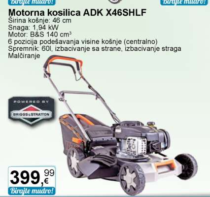 Motorna kosilica ADK X46SHLF