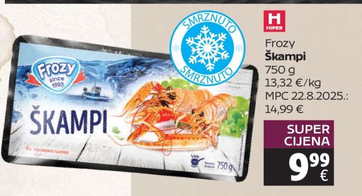 FROZY Škampi