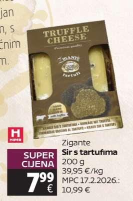 Zigante Sir s tartufima