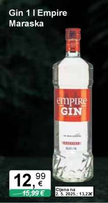 Gin, 1 L Empire Maraska