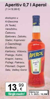 Aperitiv 0,7 l Aperol