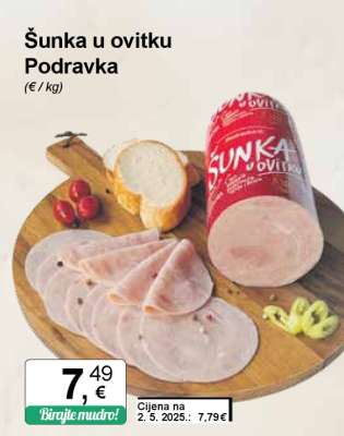 Šunka u ovitku Podravka
