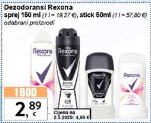 Dezodoransi Rexona