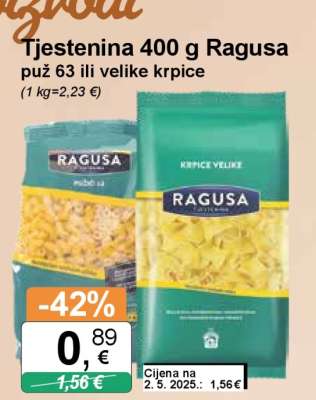 Tjestenina 400 g Ragusa