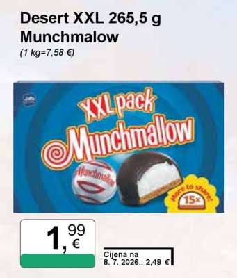 Desert XXL 265,5 g Munchmalow