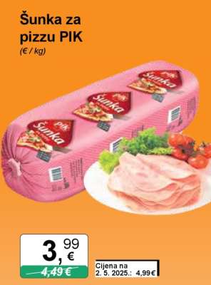 Šunka za pizzu PIK