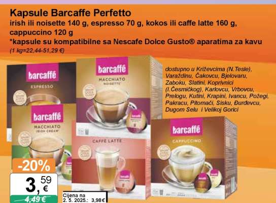 Kapsule Barcaffe Perfetto