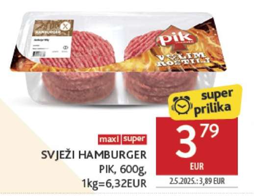 SVJEŽI HAMBURGER