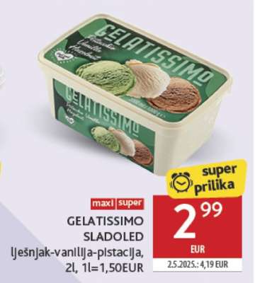 GELATISSIMO SLADOLED