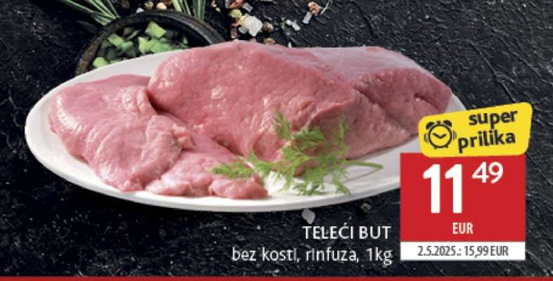 Teleći but