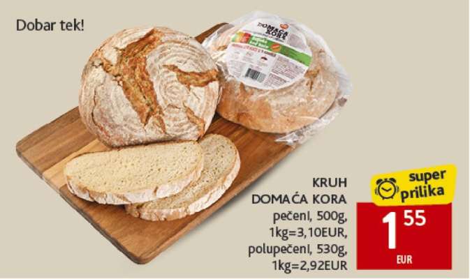 KRUH DOMAĆA KORA