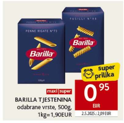 BARILLA Tjestenina