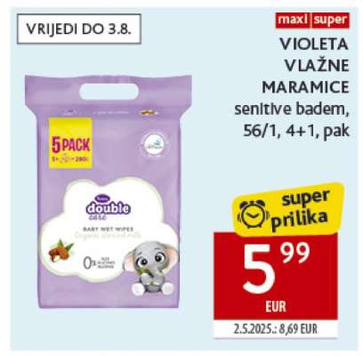 VIOLETA Vlažne maramice