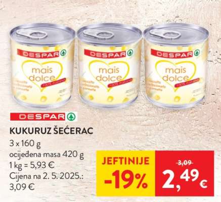 KUKURUZ ŠEĆERAC