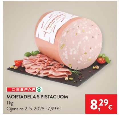 Mortadela s pistacijom