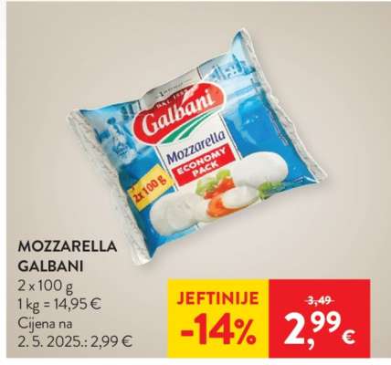 Mozzarella Galbani