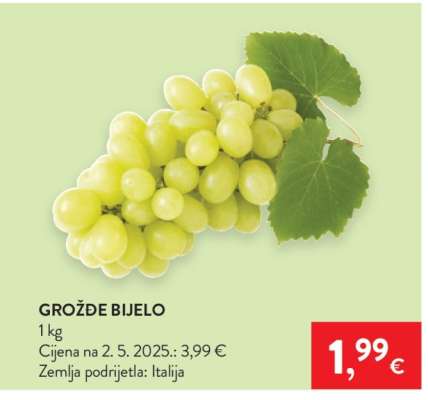 Grožđe bijelo