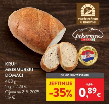 Kruh Međimurski domaći