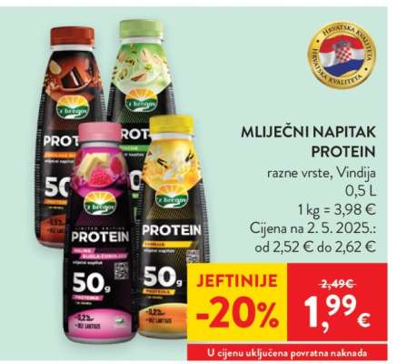 Mliječni napitak Protein