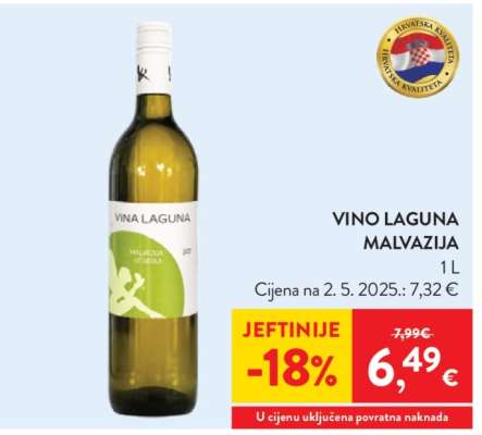 Vino Laguna Malvazija