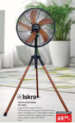 Ventilator Iskra FD-45MC