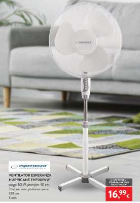Ventilator Esperanza Hurricane EHF001WW