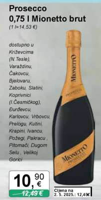Prosecco 0,75 l Mionetto brut