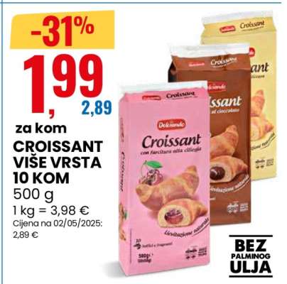 CROISSANT VIŠE VRSTA 10 KOM