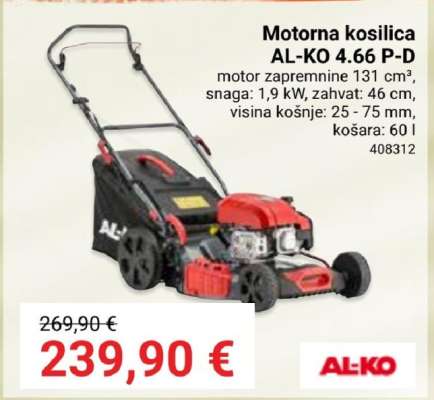 Motorna kosilica AL-KO 4.66 P-D