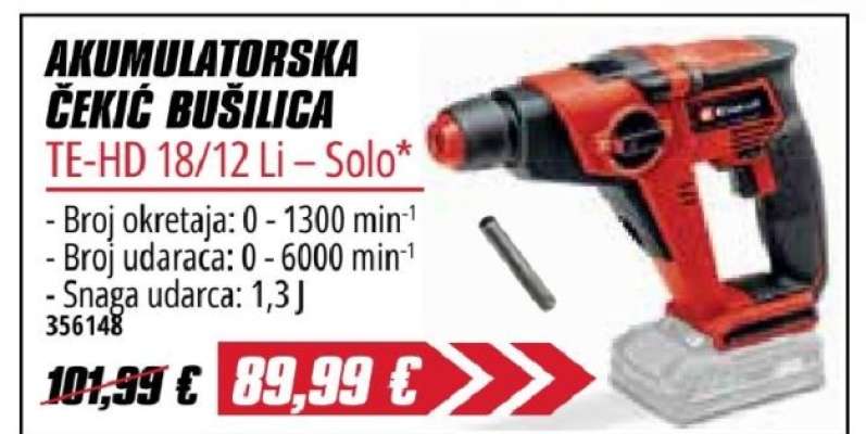 TE-HD 18/12 Li – Solo*