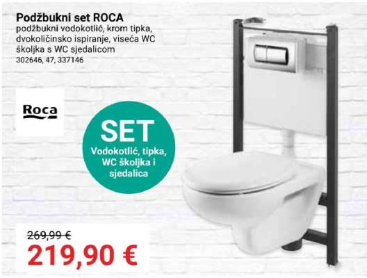 Podžbukni set ROCA