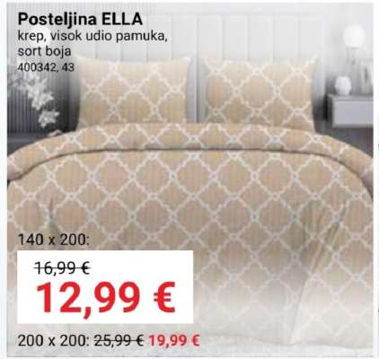 Posteljina ELLA