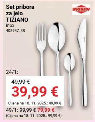 Set pribora za jelo TIZIANO