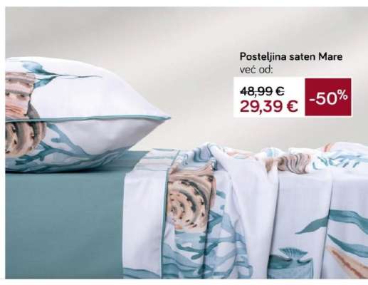 Posteljina saten Mare