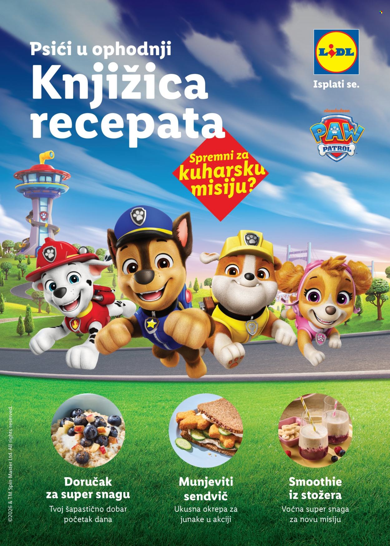 Leták Lidl. Strana 1