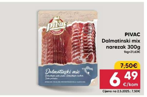 PIVAC Dalmatinski mix narezak 300g