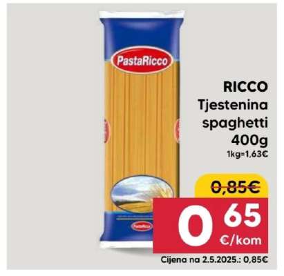 RICCO Tjestenina spaghetti