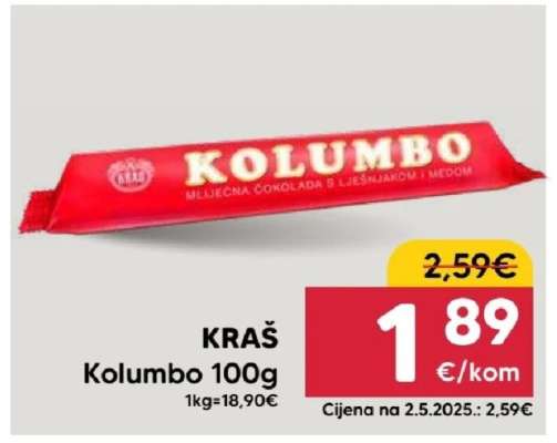 KRAŠ Kolumbo 100g