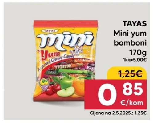 TAYAS Mini yum bomboni 170g