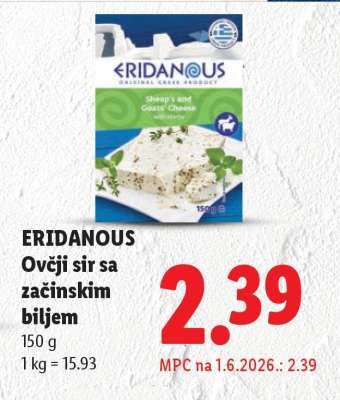 ERIDANOUS Ovčji sir sa začinskim biljem