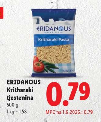 ERIDANOUS Kritharaki tjestenina