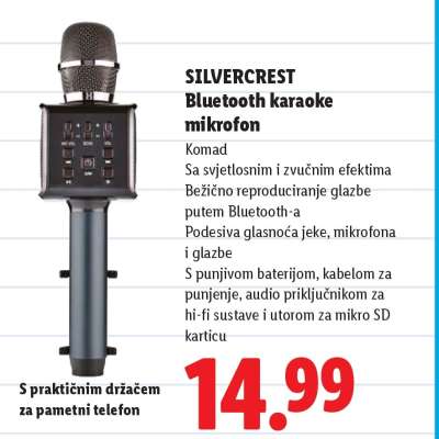 SILVERCREST? Bluetooth“ karaoke mikrofon