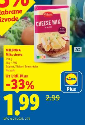 MILBONA Mikš sira