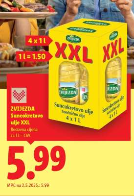 Zvijezda Suncokretovo ulje XXL